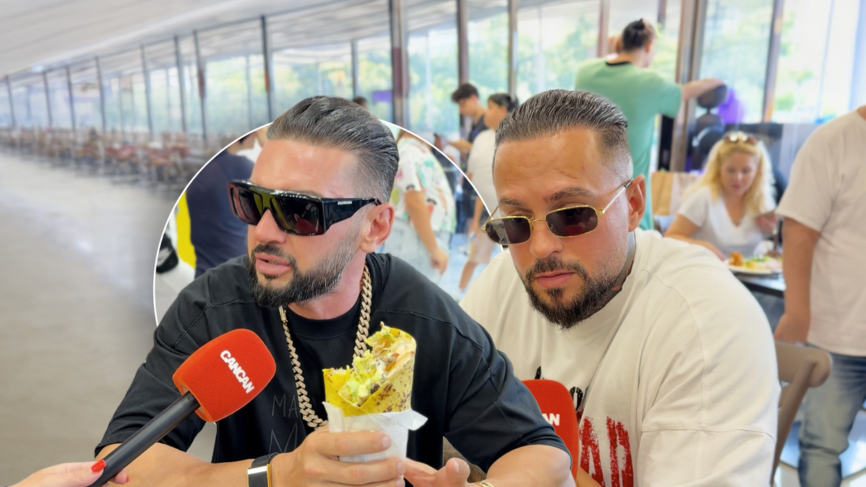 Dorian Popa și Meko, la degustarea noii shaorme Fight Kebab