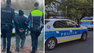 Un pensionar din Dolj s-a dezlănțuit în fața unui post de poliție. A distrus tot cu ciocanul! Care a fost motivul