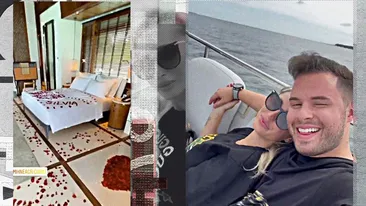 Fostul ginere al lui Gigi Becali și-a dus blonda în Maldive!