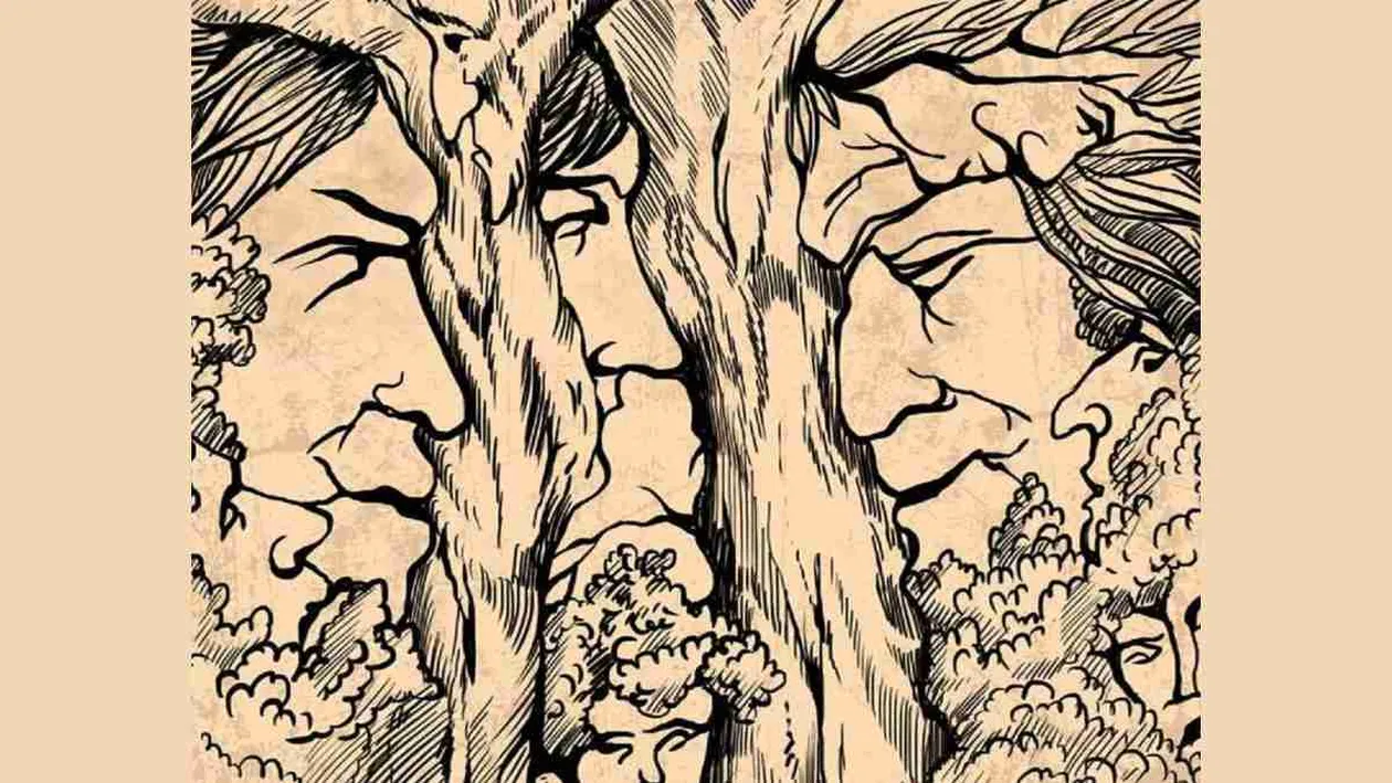 Iluzie optică virală | Câte chipuri sunt în această imagine? Doar geniile le văd pe toate