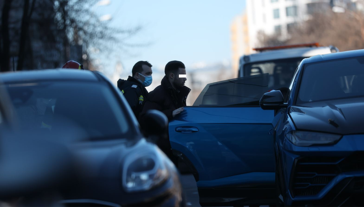 Fostul ”ginere” al lui Gigi Becali a făcut accident (Foto: CANCAN.RO)