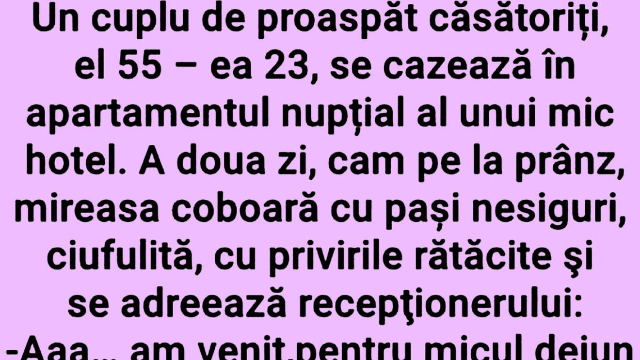 BANCUL ZILEI | Lună de miere cu.. finalizare