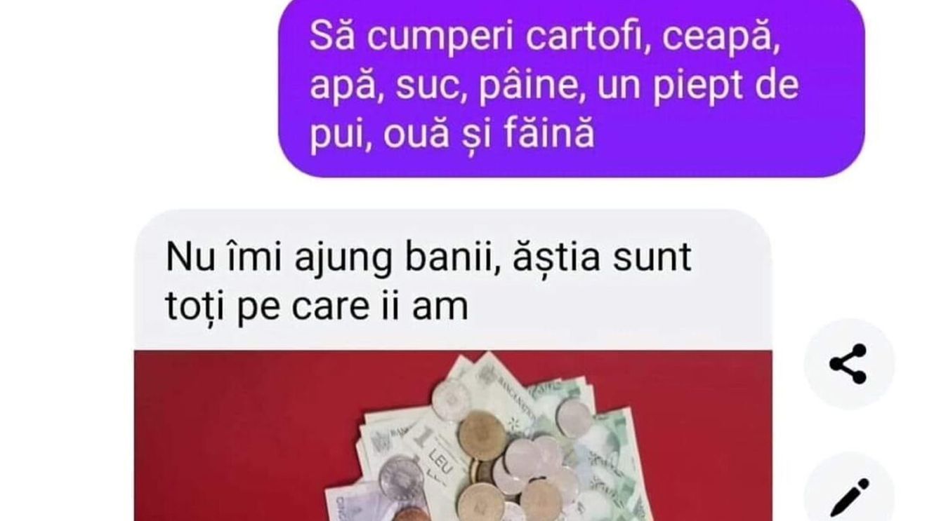 BANC | "Ăștia sunt toți banii pe care îi am"