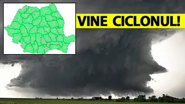 ANM, în alertă! Un ciclon periculos intră în România pe data de 5 februarie 2020