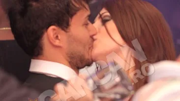 Dony, sarut fierbinte cu sotia, in club