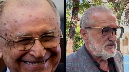 Gigi Becali, vizită fulger la căpătâiul lui Ion Iliescu. Ce gest a făcut deși a stat doar 30 de secunde