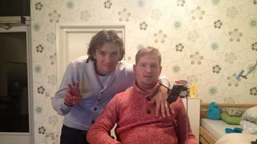 Prieteni pe viata! George Ogararu nu l-a uitat pe Mihai Nesu! S-a dus la el sa vada meciul impreuna!