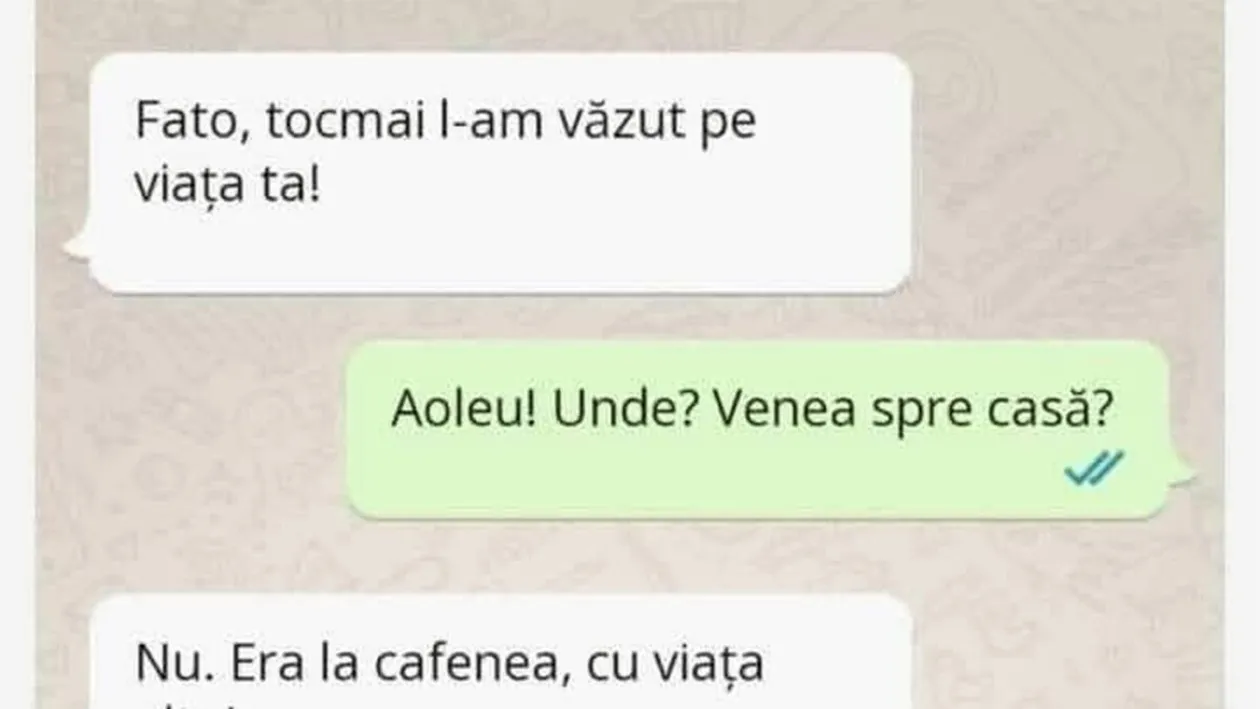 BANCUL ZILEI | Fato, tocmai l-am văzut pe 'viața ta'! POZE