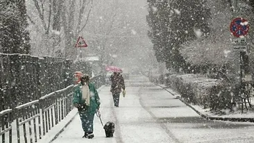ANM, anunţ şocant! Strat de zăpadă de 10 cm în Bucureşti! De când începe să ningă în România