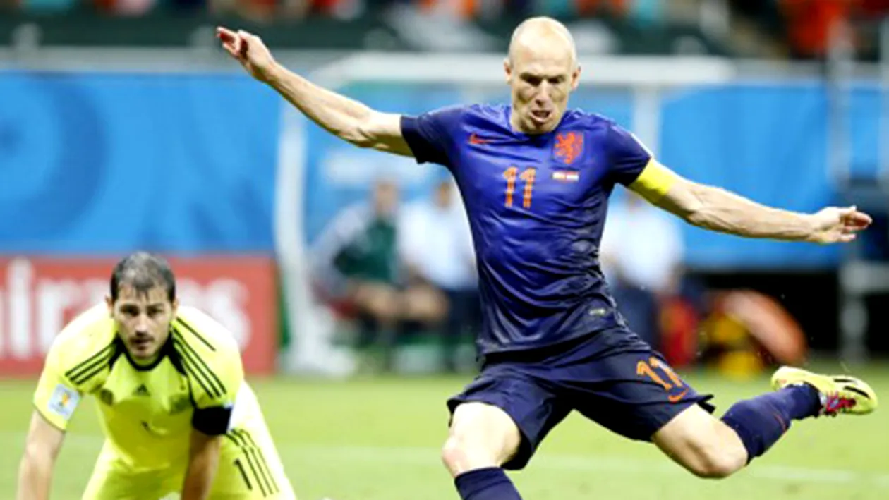 CUPA MONDIALA 2014 - Ce scrie presa olandeza despre victoria in fata Spaniei: El zbura. Ce gol de clasă mondiala