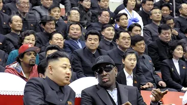 GAFĂ majoră a propagandei nord-coreene: DETALIUL care pune sub semnul îndoielii întâlnirea dintre Rodman şi Kim Jong-un - FOTO