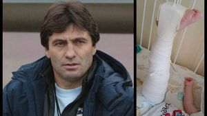 Fata cea mare a fostului fotbalist Iosif Rotariu, reţinută de poliţişti, după ce ar fi bătut un copil de doi ani