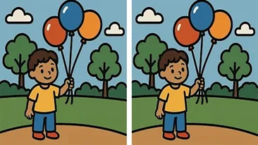 Test de inteligență | 3 diferențe în 49 de secunde: Le puteți identifica?