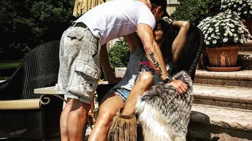 El a pozat-o, ea i-a arătat... posteriorul! Mihaela Rădulescu, surprinsă de Felix într-o nouă ipostază incendiară