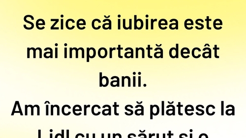 BANC | Este iubirea mai importantă decât banii? Experimentul LIDL