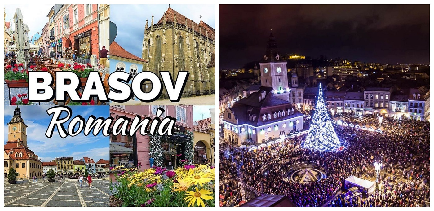 Imagini șocante în Brașov. Oamenii s-au călcat in picioare la aprinderea luminițelor de Crăciun