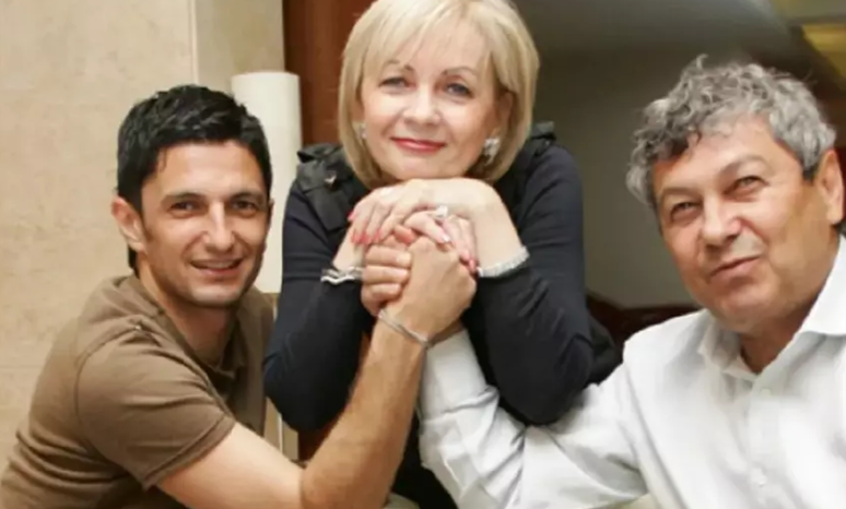 Mircea Lucescu alături de Neli și Răzvan, fiul lor/ sursă foto: social media