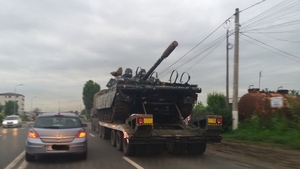 Imagini rare in Bucuresti! Ce aparitie absolut ciudata a incurcat total traficul la iesirea spre Alexandria!