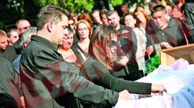 Gimnastele de aur, la funeraliile Denisei Milosovici