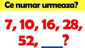 Testul de inteligență la care și geniile greșesc | Ce număr urmează în seria: 7, 10, 16, 28, 52?
