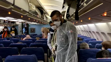 Un avion cu ruta București-Suceava a fost întors din drum din cauza unei pasagere care tușea