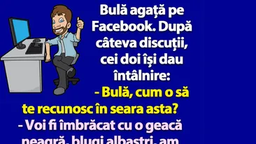 BANC | Bulă agață pe Facebook