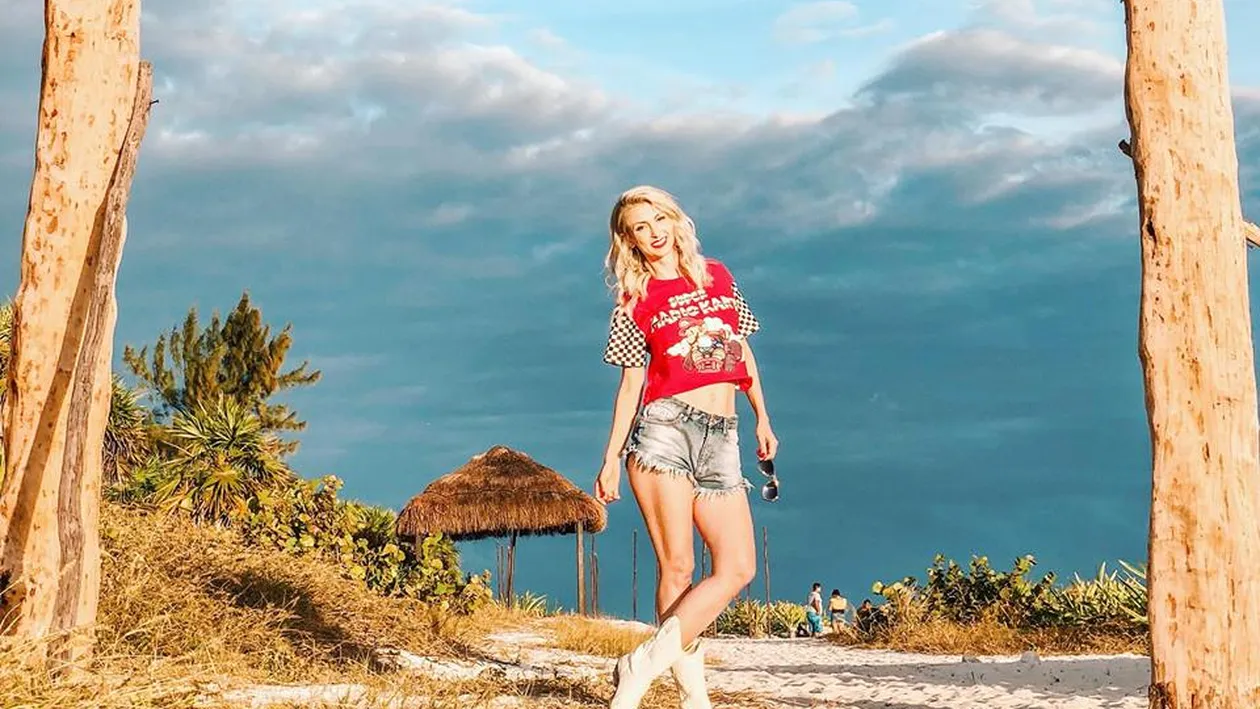 Andreea Bălan a încins atmosfera în mediul virtual. Formele ei sunt de invidiat