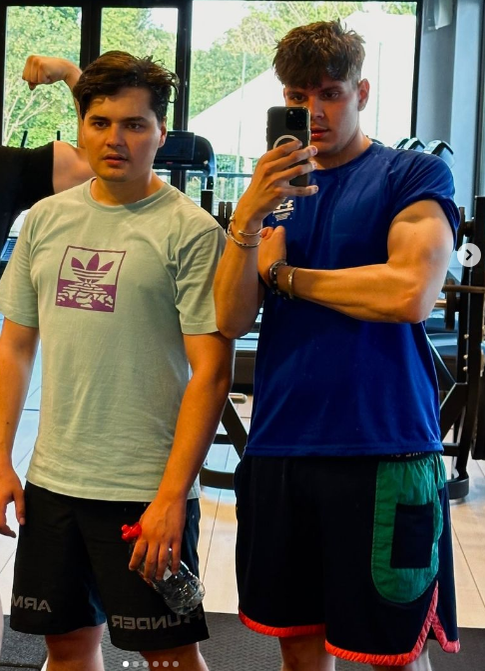 Davidenko și Selly, după ce șoferul și-a dezvăluit identitatea. (SURSA FOTO: INSTAGRAM.COM)
