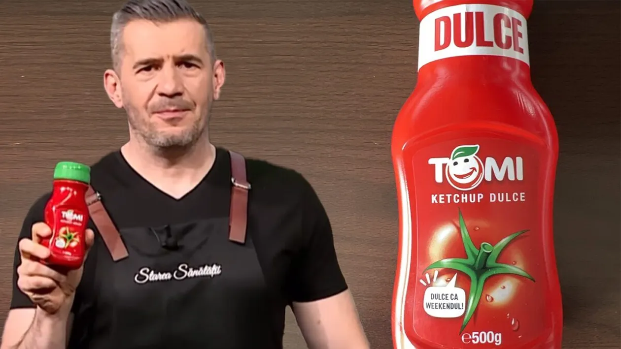 Consumi ketchup Tomi din comerț? Dragoș Pătraru ne spune din ce e făcut, de fapt