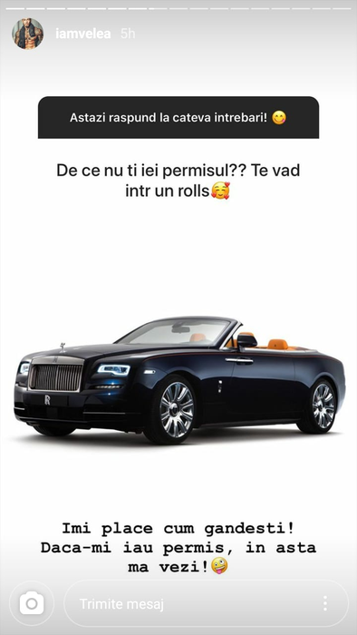 Alex Velea a dezvăluit ce mașină de lux își dorește! Modelul preferat de cântăreț poate ajunge să coste și 400.000 de euro