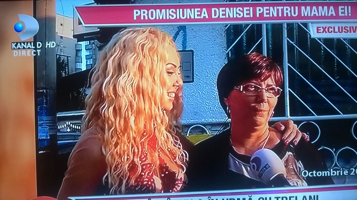 Mama Denisei declara în urmă cu trei ani de zile că aşteaptă un nepoţel din partea ei