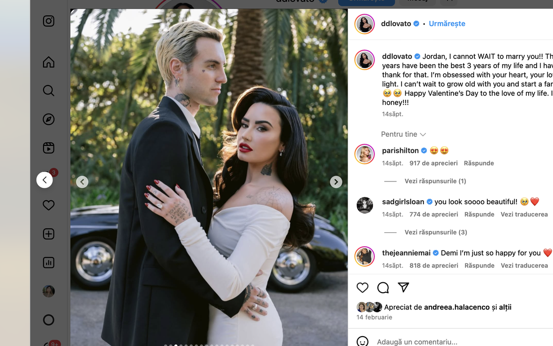 Demi Lovato și Jutes s-au căsătorit! Primele imagini cu artista în rochie de mireasă