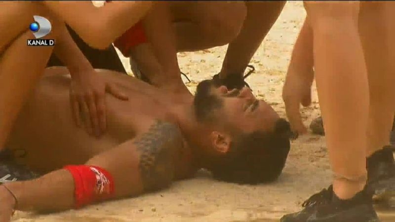 Jador, accidentat la Survivor România. Cântărețul a căzut la pământ în timpul probei