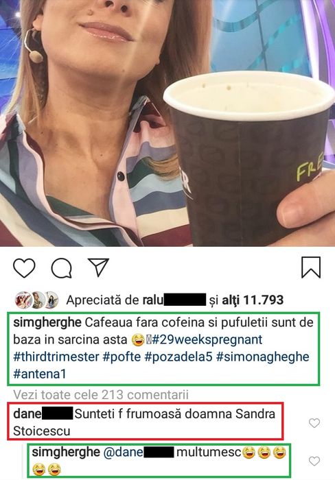 Fabulos! Cum a reacționat Simona Gherghe când a fost confundată cu Alessandra Stoicescu