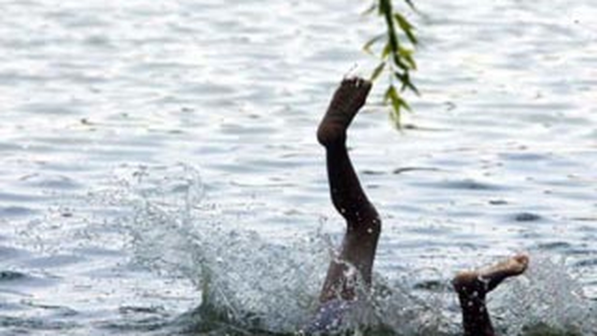 VIDEO Un barbat care fugea de politie a sarit in Lacul Plumbuita dupa ce s-au tras doua focuri de avertisment. Autoritatile au inceput cercetarea penala