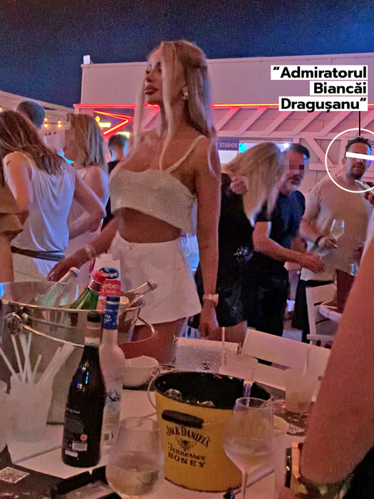 Bianca Drăgușanu a făcut ravagii la Loft / (Sursa: CANCAN.RO)