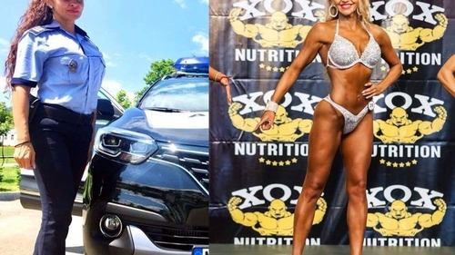 O sexy-polițistă din Maramureș a făcut furori pe Facebook! Colegii ei au postat poze cu ea în costum de baie