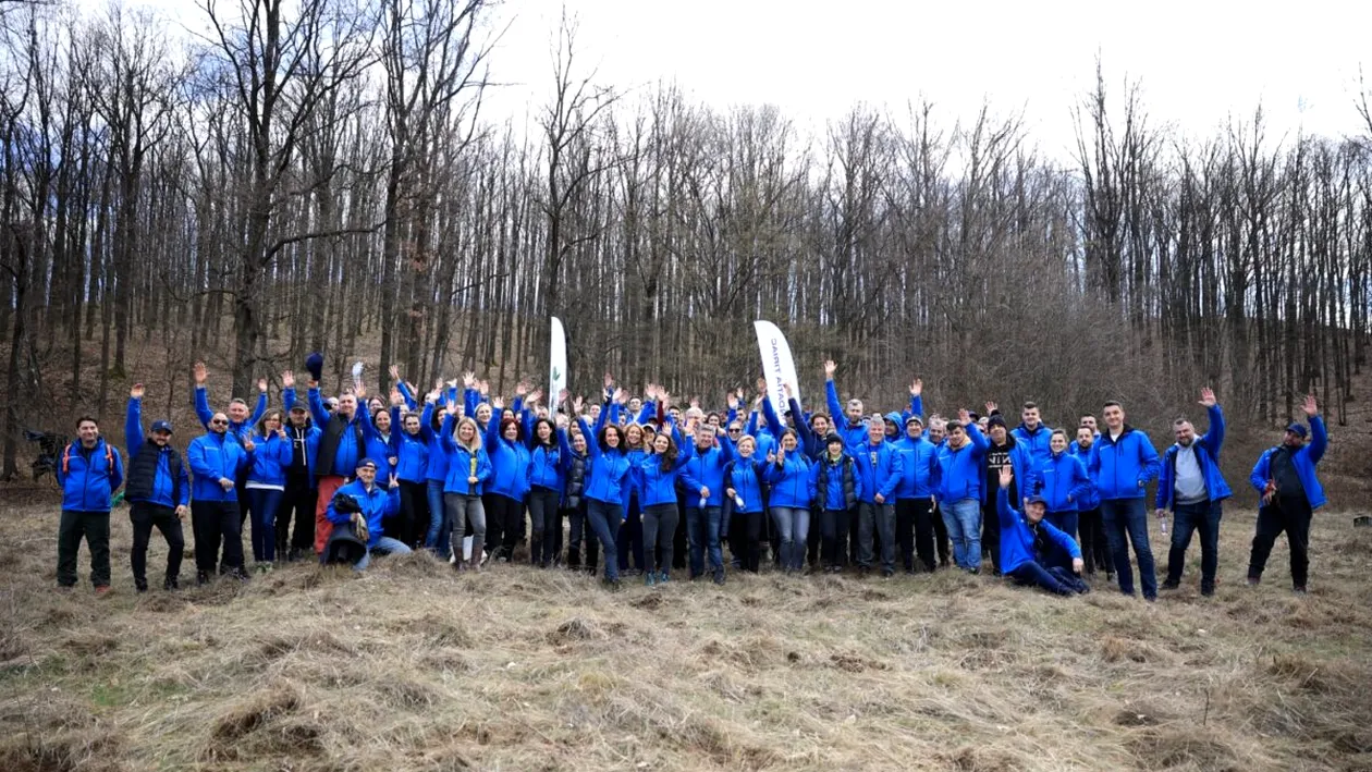 Peste 100 de voluntari ai Fundației Țiriac și Țiriac Auto și-au unit forțele în cadrul programului    Plantăm fapte bune în România, pentru a împăduri o enclavă forestieră în județul Argeș