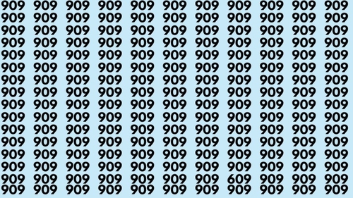 Iluzia optică ce îţi testează IQ-ul | Găseşte numărul "609" în doar 15 secunde! Doar cei cu ochi de vultur pot face asta