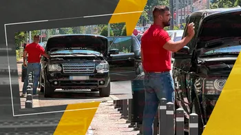 Ghinion cosmic pentru Bogdan Vlădău, în plină stradă! A avut probleme cu Range Rover-ul