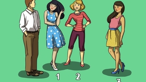 Test de inteligență cu 10 quiz-uri | Primul: De care dintre cele 3 femei e îndrăgostit tânărul din imagine?
