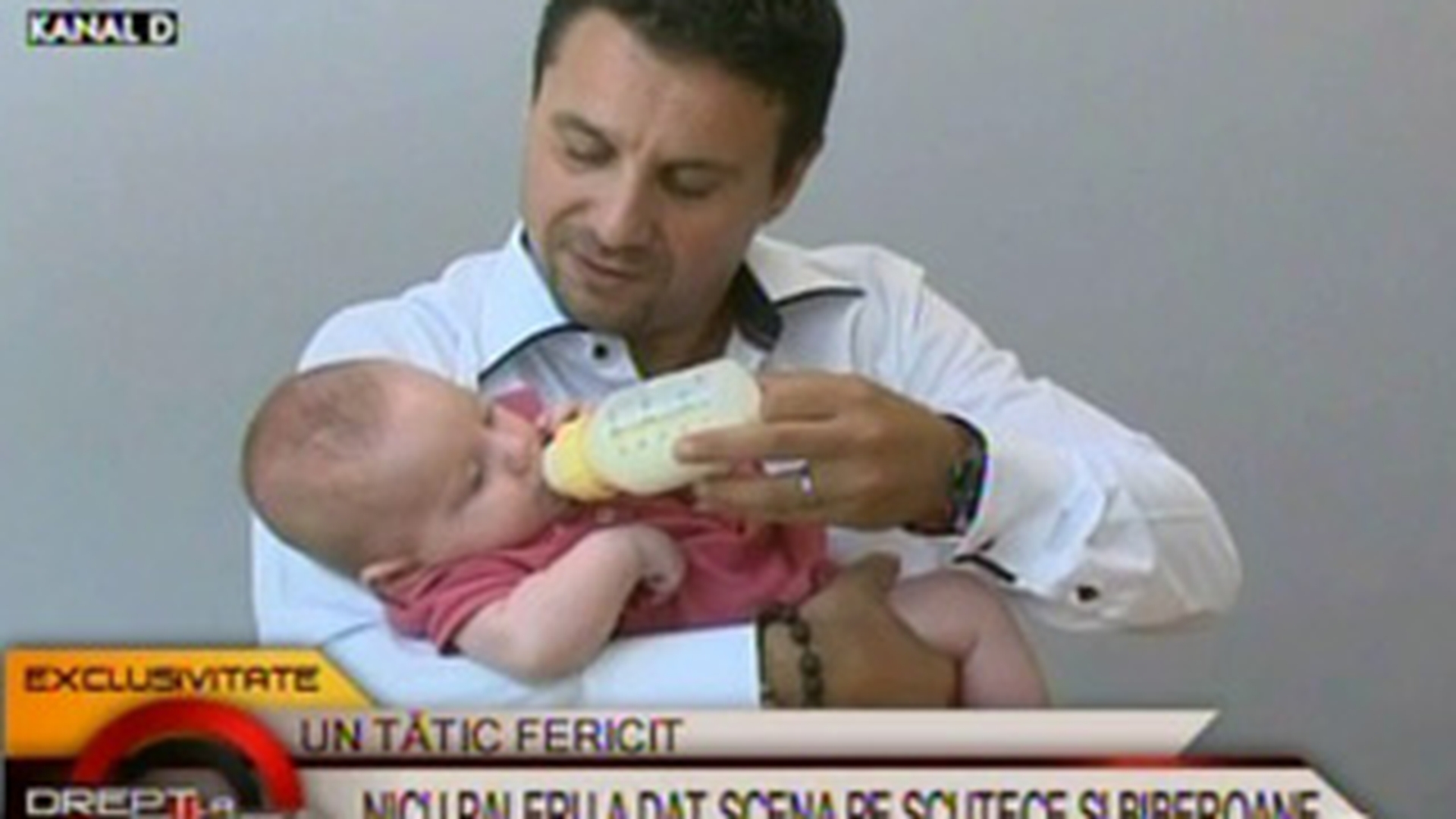 De cand a devenit tatic, Nicu Paleru schimba scutece! "Nu-mi fac probleme cu fetita, stiu tot"
