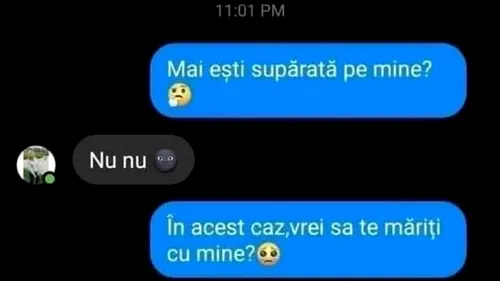 BANCUL ZILEI | Mai ești supărată pe mine?