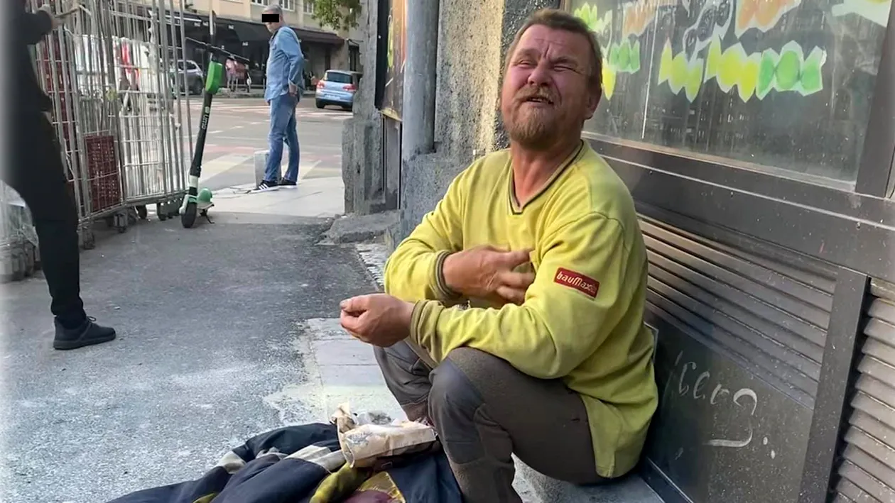 Povestea copleșitoarea a unui cerșetor din București: “Tatăl meu nu m-a dorit. Nici mama mea. Vorbesc cinci limbi străine”. Ce i-a mărturisit unei tinere care este EVP