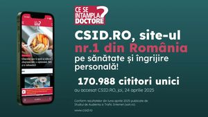 CSID.ro, cea mai citită sursă de Sănătate și Îngrijire Personală din România!