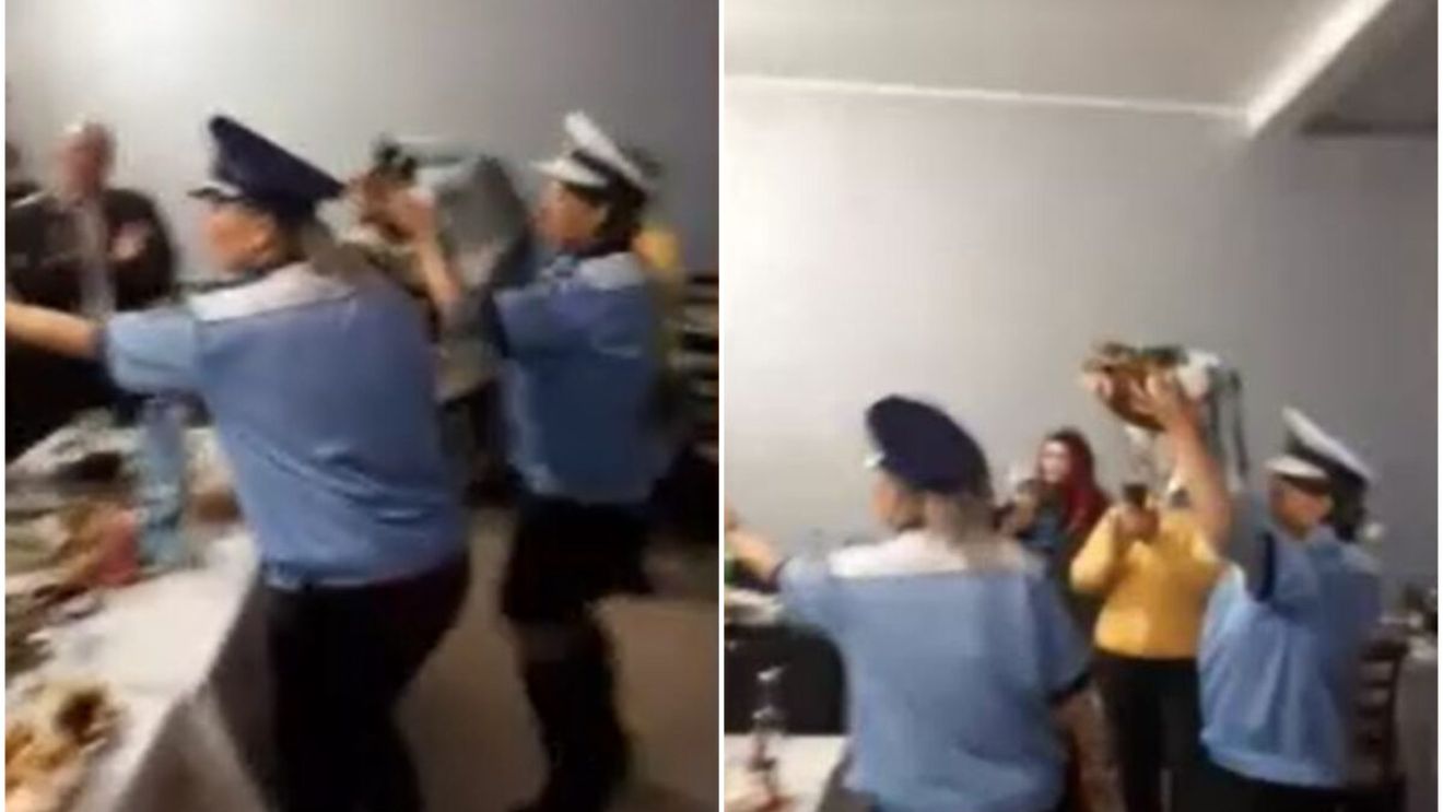 Ce s-a întâmplat cu cele 2 asistente medicale care s-au îmbrăcat în uniforme de poliție și au jucat „găina” la o nuntă de argint