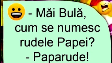 BANC | Bulă, cum se numesc rudele Papei?