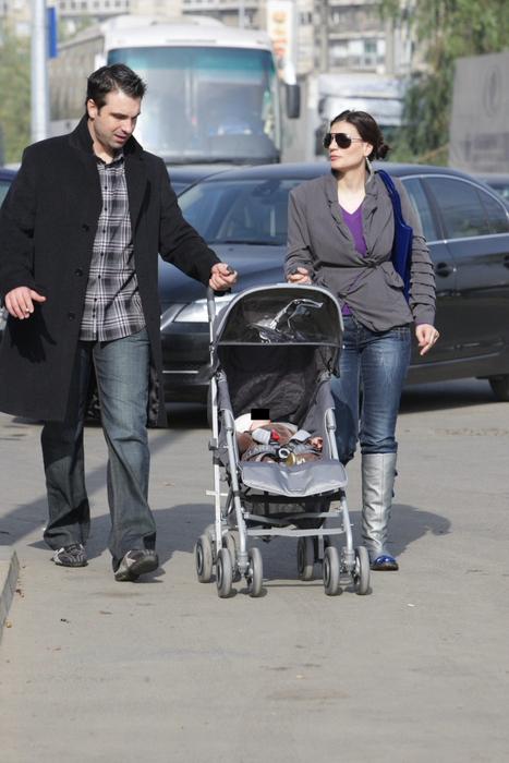 Alexandru Papadopol, Ioana Ginghină și fiica lor (Foto: CANCAN.RO)