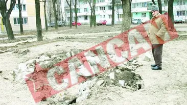 Parc distrus pentru ridicarea unei cladiri de birouri