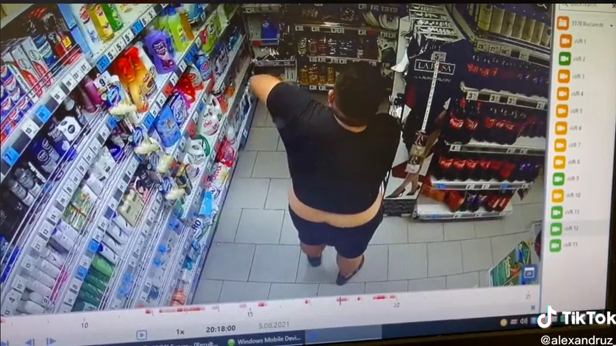 Viral pe Tik Tok. Tânăr, filmat într-un supermarket în timp ce se dă cu deodorant de femei. Ce s-a întâmplat după. VIDEO